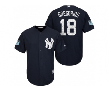 Men's New York Yankees #18 Didi Gregorius 2017 Spring Training Cool Base Stitched MLB Jersey