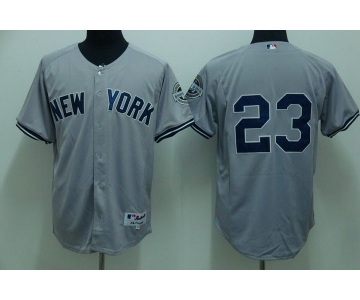mlb new york yankees #23 mattingly grey(2009 logo)