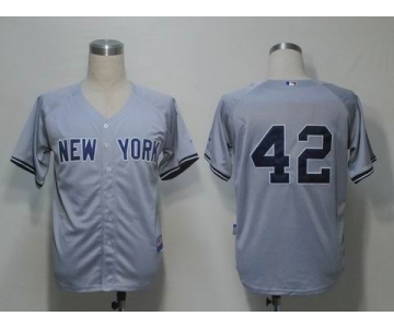 mlb new york yankees #42 rivera grey(cool base)