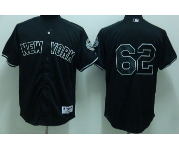 mlb new york yankees #62 chamberlain black(2009 logo)