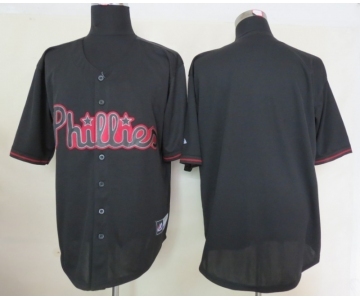 mlb jerseys philadelphia phillies blank black[fashion]