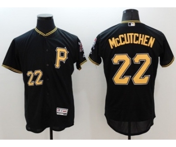 Men Pittsburgh Pirates #22 Andrew McCutchen Majestic black Flexbase Authentic Collection Player Jersey