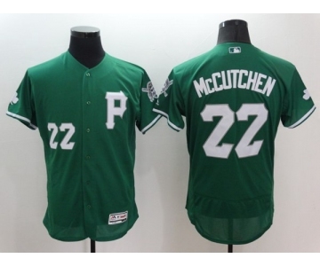 Men Pittsburgh Pirates #22 Andrew McCutchen Majestic green Flexbase Authentic Collection Player Jersey