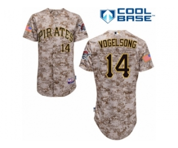 Men's Majestic Pittsburgh Pirates #14 Ryan Vogelsong Replica Camo Alternate Cool Base MLB Jersey