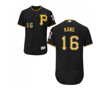 Pittsburgh Pirates #16 Jung-ho Kang Black Flexbase Authentic Collection Stitched MLB Jersey