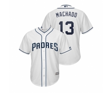Men's Padres #13 Manny Machado Majestic Home Cool Base Jersey