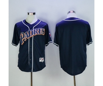 Men's San Diego Padres Blank Blue 1978 Mitchell & Ness Throwback Jersey