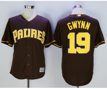 San Diego Padres #19 Tony Gwynn Coffee New Cool Base Stitched MLB Jersey