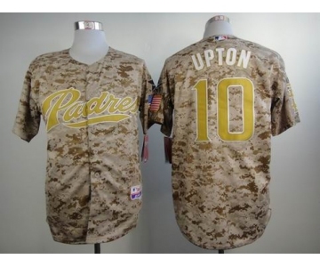 mlb jerseys san diego padres #10 upton camo