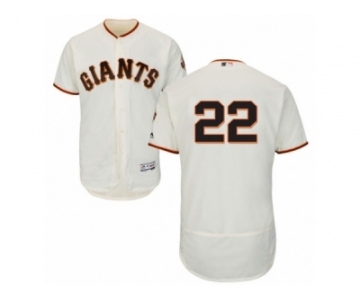 Men's Majestic San Francisco Giants #22 Will Clark Cream Flexbase Authentic Collection MLB Jersey