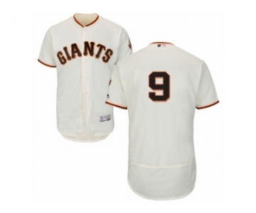 Men's Majestic San Francisco Giants #9 Brandon Belt Cream Flexbase Authentic Collection MLB Jersey