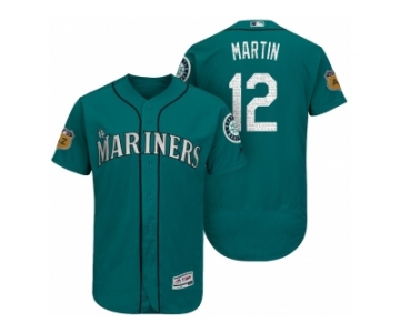 Men's Seattle Mariners #12 Leonys Martin 2017 Spring Training Flex Base Authentic Collection Stitched Baseball Jersey