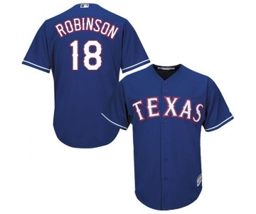 Men's Majestic Texas Rangers #18 Drew Robinson Replica Red Alternate Cool Base MLB Jersey