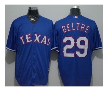 Texas Rangers #29 Adrian Beltre Blue New Cool Base Stitched Baseball Jersey