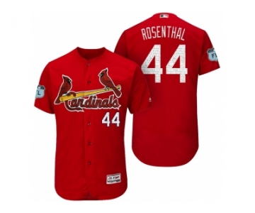 Men's St.Louis Cardinals #44 Trevor Rosenthal 2017 Spring Training Flex Base Authentic Collection Stitched Baseball Jersey