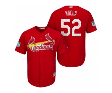 Men's St.Louis Cardinals #52 Michael Wacha 2017 Spring Training Cool Base Stitched MLB Jersey