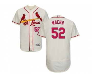 St.Louis Cardinals #52 Michael Wacha Cream Flexbase Authentic Collection Stitched Baseball Jersey