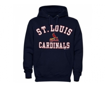 St.Louis Cardinals Fastball Fleece Pullover Navy Blue MLB Hoodie