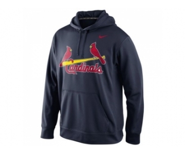 St.Louis Cardinals Nike KO Wordmark Performance Navy MLB Hoodie