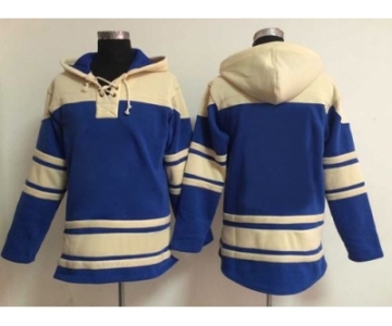 Kansas City Royals Blank Light Blue Sawyer Hooded Sweatshirt Baseball Hoodie