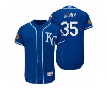 Men's Kansas City Royals #35 Eric Hosmer 2017 Spring Training Flex Base Authentic Collection Stitched Baseball Jersey