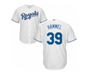 Men's Majestic Kansas City Royals #39 Jason Hammel Replica White Home Cool Base MLB Jersey