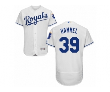 Men's Majestic Kansas City Royals #39 Jason Hammel White Flexbase Authentic Collection MLB Jersey