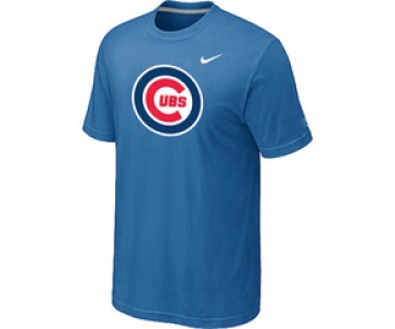 MLB Chicago Cubs Nike light Blue Club Logo T-Shirt