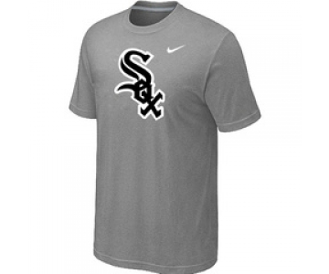 MLB Chicago White Sox Nike Heathered L.Grey Club Logo T-Shirt