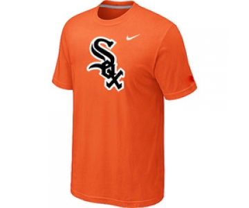 MLB Chicago White Sox Nike Heathered Orange Club Logo T-Shirt