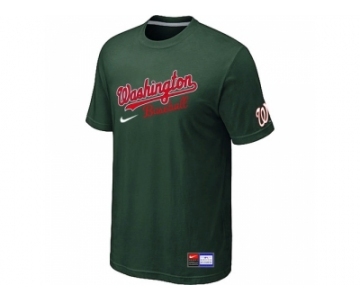 MLB Washington Nationals D.Green Nike Short Sleeve Practice T-Shirt