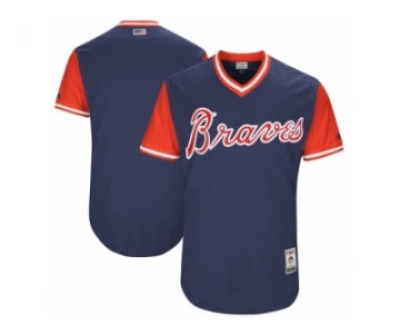 Men's 2017 Little League World Series Atlanta Braves Navy Jersey