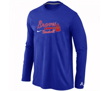 Atlanta Braves Long Sleeve T-Shirt Blue
