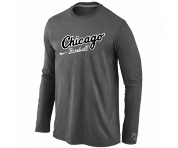 Chicago White Sox Long Sleeve T-Shirt D.Grey