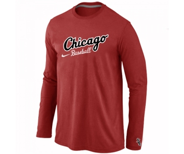 Chicago White Sox Long Sleeve T-Shirt RED