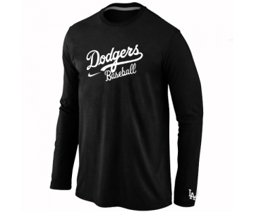 Los Angeles Dodgers  Long Sleeve T-Shirt Black