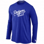 Los Angeles Dodgers  Long Sleeve T-Shirt Blue