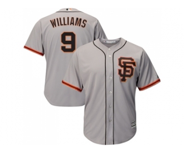 Youth San Francisco Giants #9 Matt Williams Grey Road 2 Cool Base Stitched MLB Jersey