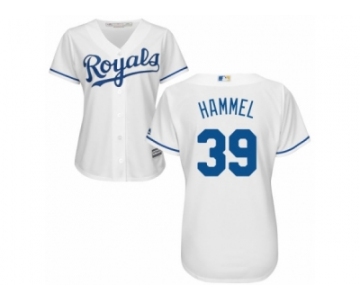 Women's Majestic Kansas City Royals #39 Jason Hammel Authentic White Home Cool Base MLB Jersey