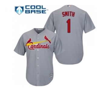 Youth St.Louis Cardinals #1 Ozzie Smith Grey Cool Base Stitched MLB Jersey