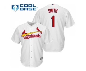 Youth St.Louis Cardinals #1 Ozzie Smith White Cool Base Stitched MLB Jersey
