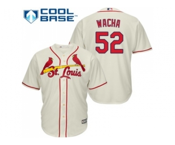 Youth St.Louis Cardinals #52 Michael Wacha Cream Cool Base Stitched MLB Jersey