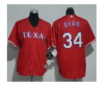 Youth Texas Rangers #34 Nolan Ryan Red Cool Base Stitched MLB Jersey