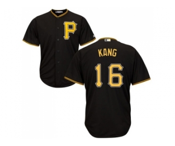 Youth Pittsburgh Pirates #16 Jung-ho Kang Black Cool Base Stitched MLB Jersey