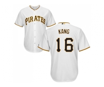 Youth Pittsburgh Pirates #16 Jung-ho Kang White Cool Base Stitched MLB Jersey