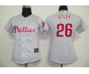 MLB Women Jerseys Philadephia Phillis #26 Utley Gery