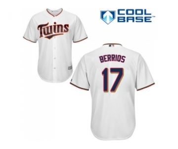 Youth Minnesota Twins #17 Jose Berrios White Cool Base Stitched MLB Jersey