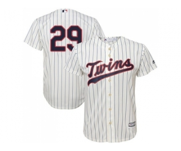 Youth Minnesota Twins #29 Rod Carew Cream Strip Cool Base Stitched MLB Jersey