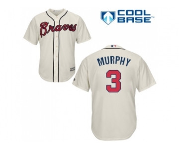 Youth Atlanta Braves #3 Dale Murphy Cream Cool Base Stitched MLB Jersey