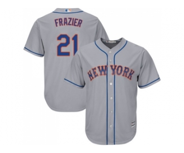 Youth New York Mets #21 Todd Frazier Grey Cool Base Stitched MLB Jersey